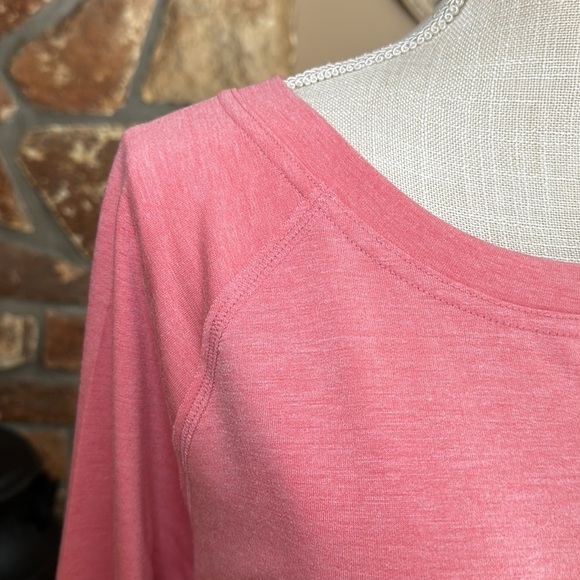 Women’s SO Long Sleeve Open Back Long Sleeve Top Size Large Peach - Picture 3 of 13